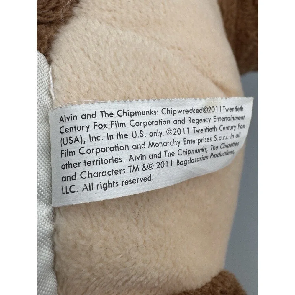 Build A Bear Alvin And The Chipmunks ALVIN In Hawaiian Shirt Stuffed Plush 12